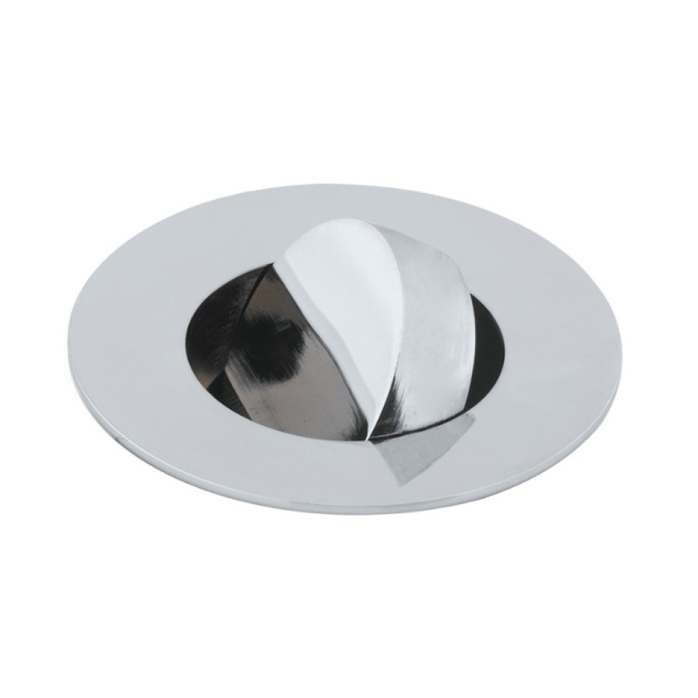 Product Cut out image of the Crosswater Slotted Chrome Basin Flip Top Waste